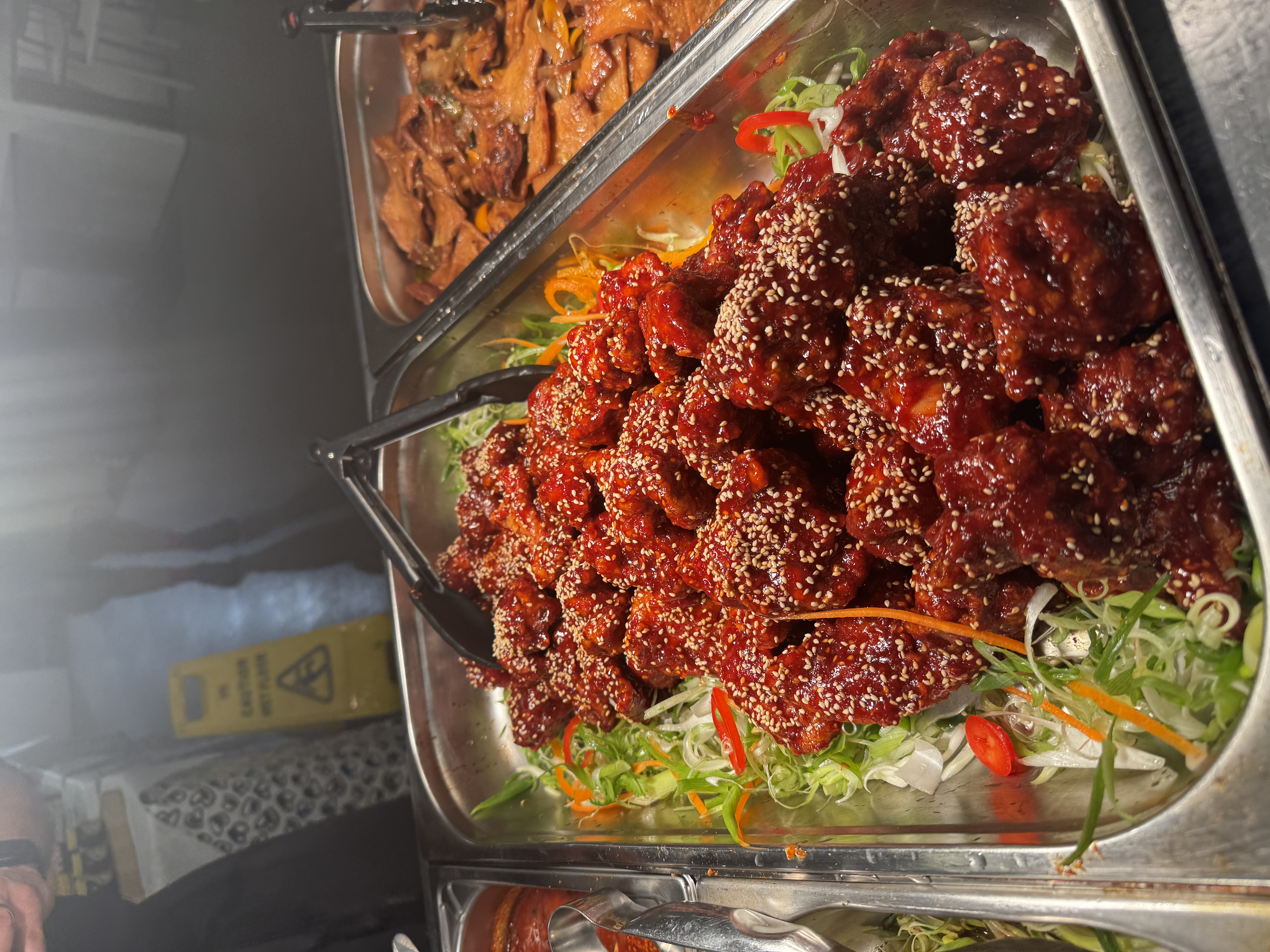 Founder touring food