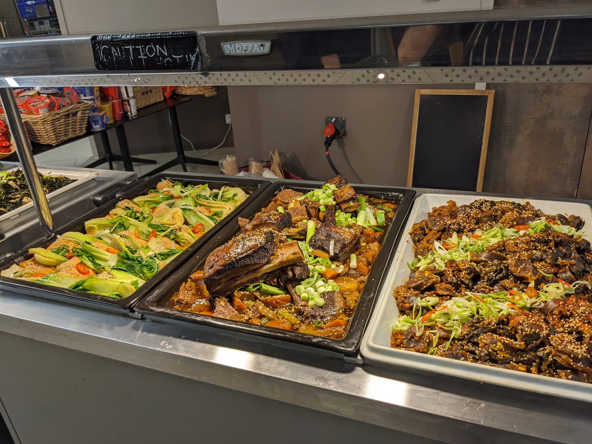 Founder touring food