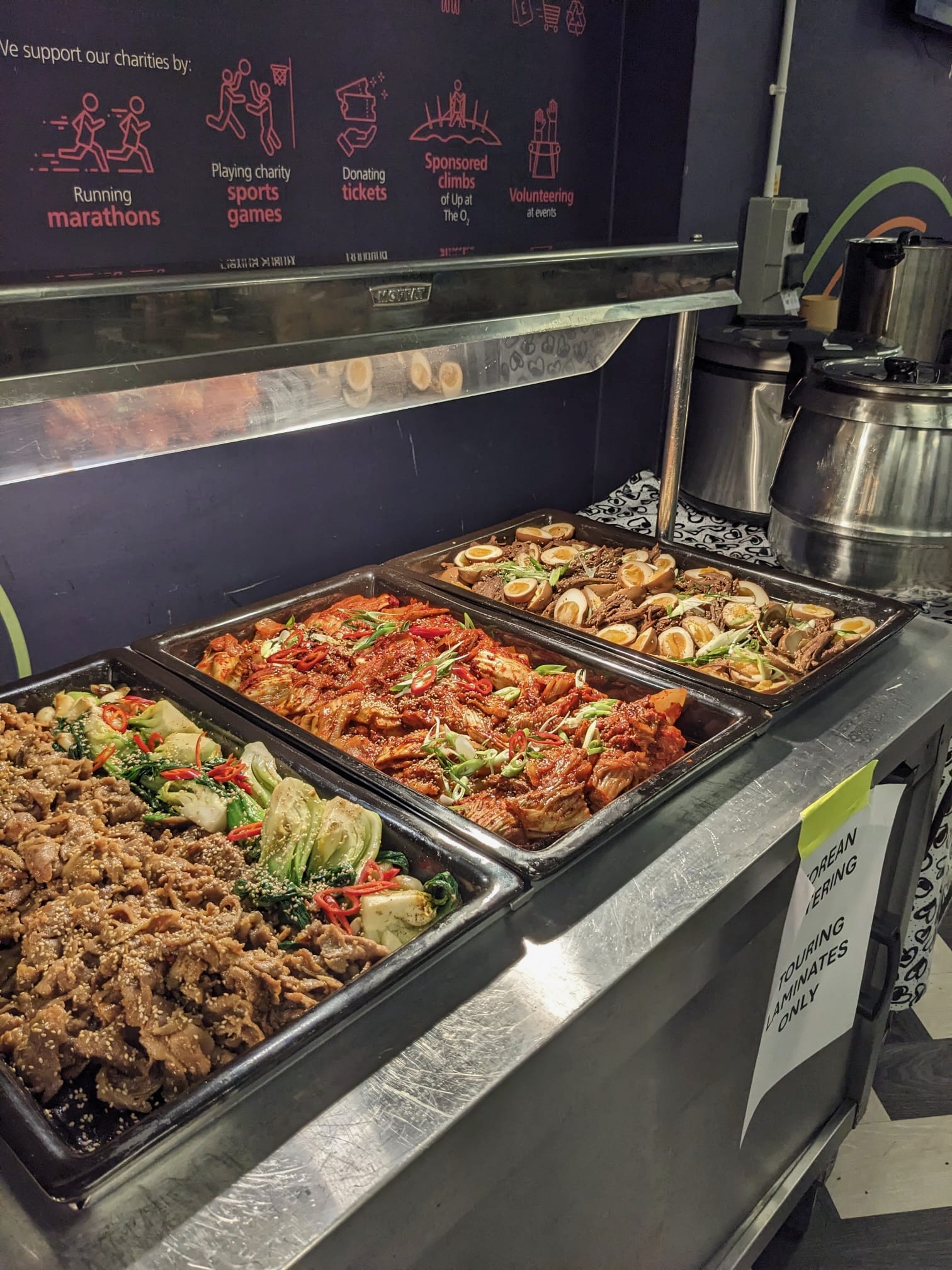 Tour catering operations